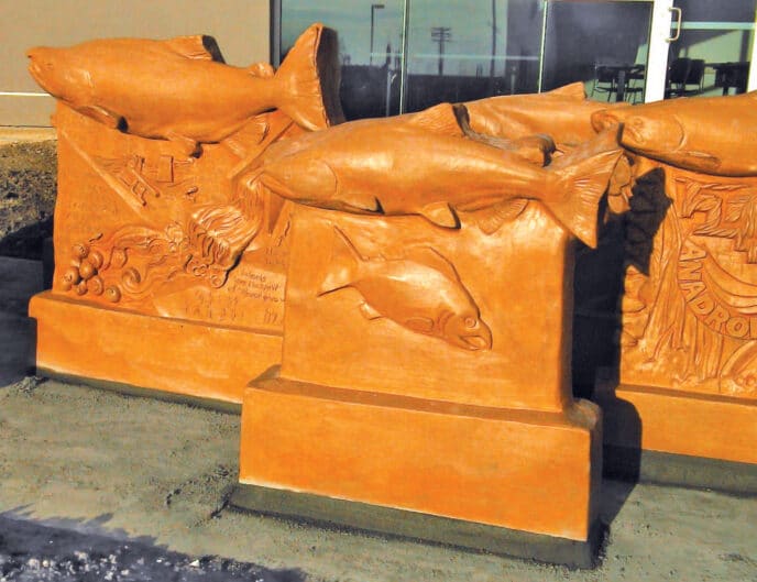 THE FINISHED TABLETS PRIOR TO INSTALLATION