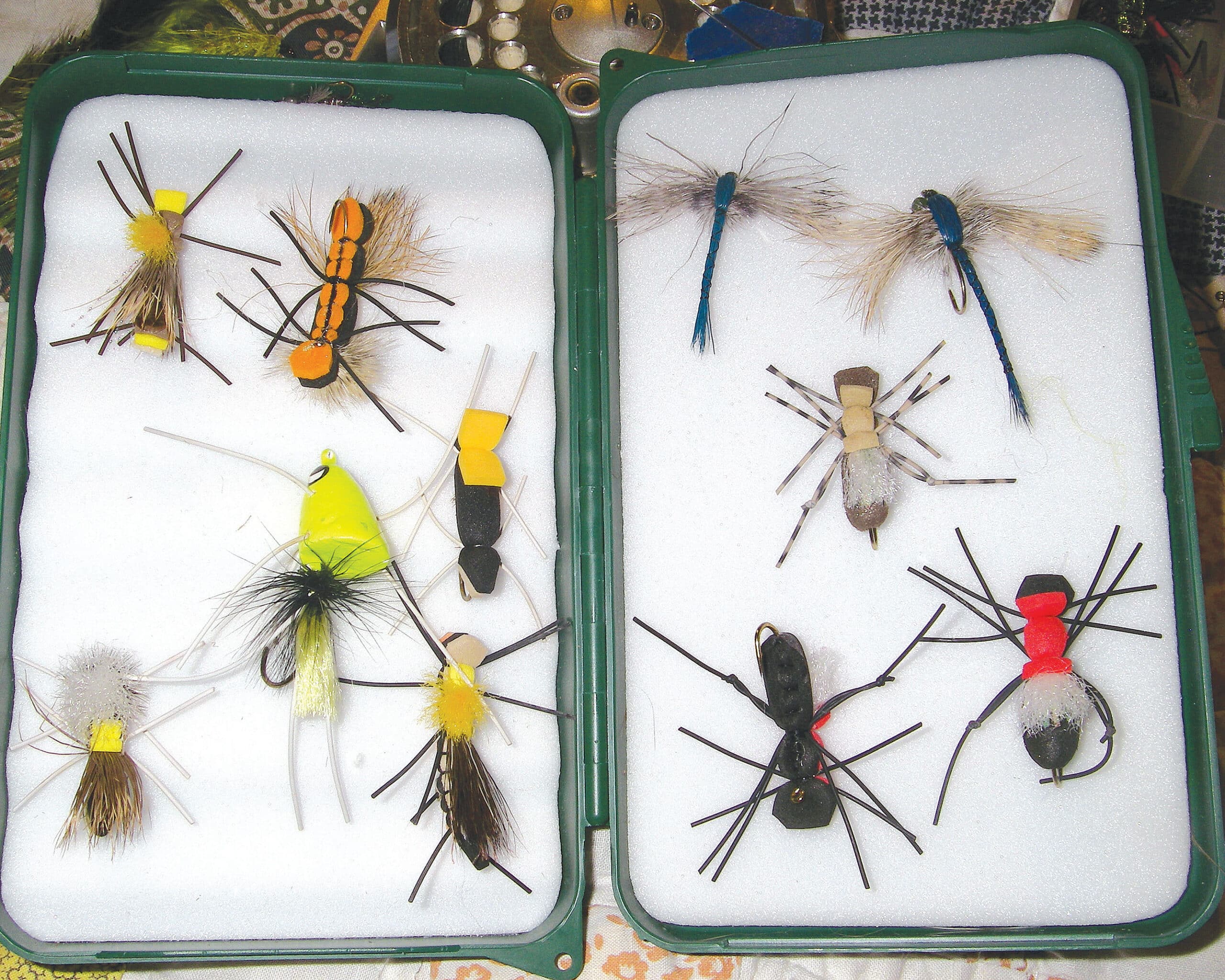 antique metal square tackle boxes Vintage Box c. 1951 with Lures – Industrial Artifacts Model:SAGSD10L Lew's Custom Lite Series designgroup