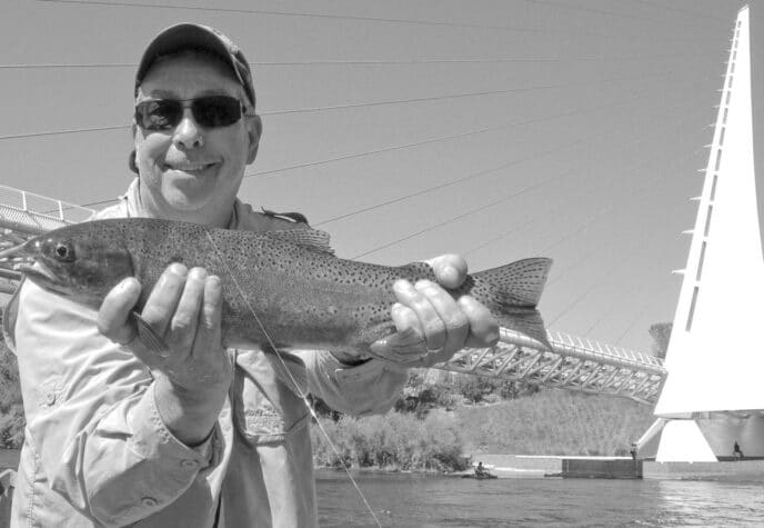 THE SACRAMENTO RIVER IS KNOWN FOR ITS SPRINGTIME CADDIS HATCHES.